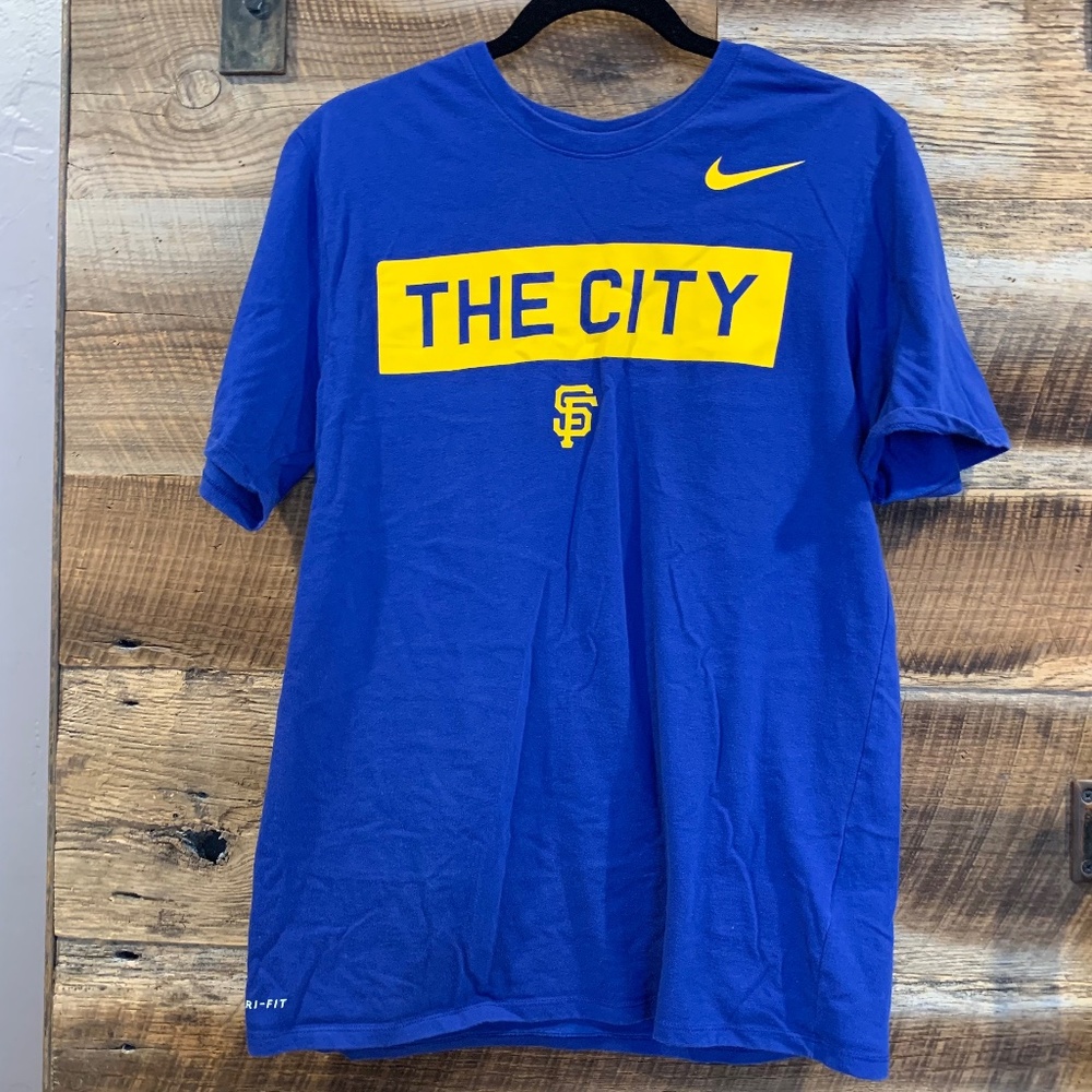 EUC - Nike - “The City” SF Tee - Blue - Large
